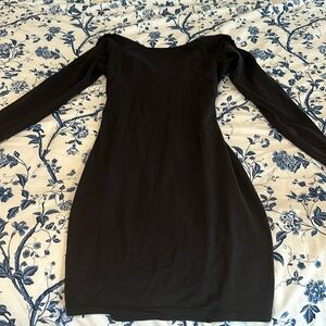 Lululemon black dress with a criss cross back